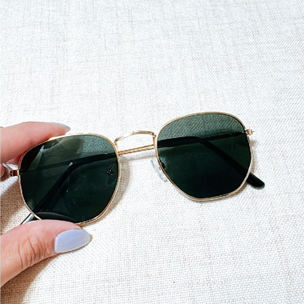 Gold sunglasses K13 - Picture 3 of 4
